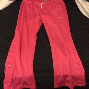 Nike pink joggers